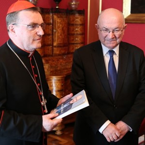 Kardinal Bozanić primio prof. dr. sc. Matu Granića, posebnog savjetnika Predsjednice RH